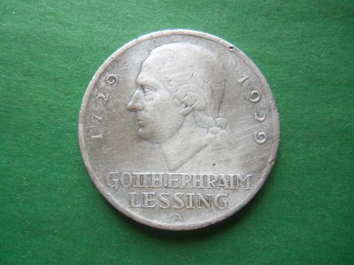 Лот: 19322790. Фото: 1. 3 марки Лессинг 1929 г. А Веймар... Германия и Австрия