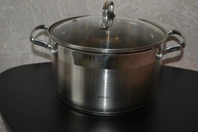 Лот: 20828290. Фото: 1. Кастрюля большая с крышкой Bergner... Кастрюли
