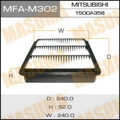 Лот: 18593761. Фото: 1. Воздушный фильтр masuma mitsubishi... Расходные материалы