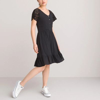 Лот: 24223513. Фото: 1. Черное LaRedoute. Платья, сарафаны