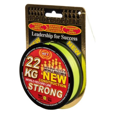 Лот: 25513737. Фото: 1. Шнур плетеный WFT KG Strong Chartreuse... Шнуры, кабели, разъёмы