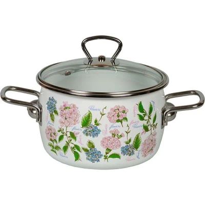 Лот: 16678446. Фото: 1. Кастрюля эмалированная 2 л BUKET... Кастрюли