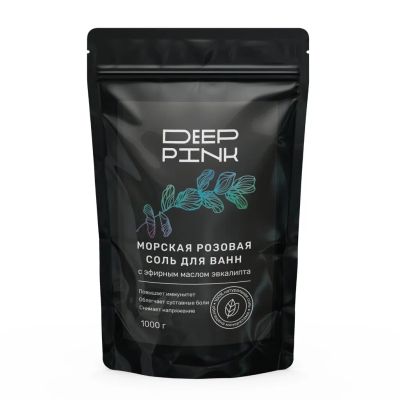 Лот: 24101229. Фото: 1. Соль для ванн Deep Pink, с эфирным... Уход за телом