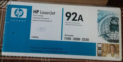 Лот: 10479072. Фото: 1. Тонер (картридж) чб 92а HP Laserjet. Картриджи, расходные материалы