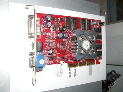 Лот: 144267. Фото: 1. Видеоадаптер Nvidia FX5700 AGP8X... Видеокарты