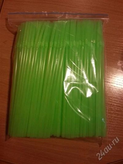 Лот: 2882260. Фото: 1. Трубочки для коктейля 200 шт. Кружки, стаканы, бокалы