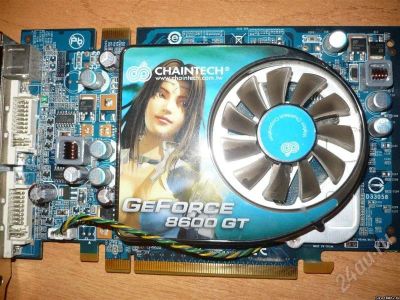 Лот: 225044. Фото: 1. GEFORCE 8600 GT 256MB. Видеокарты