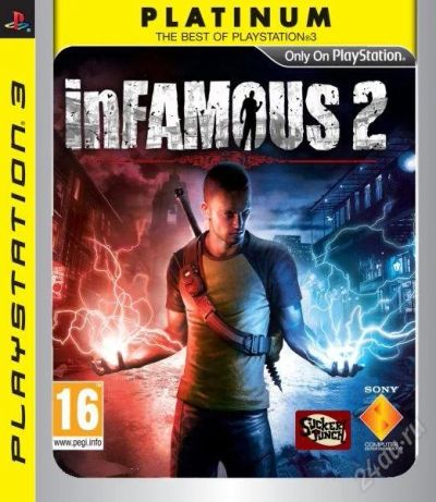 Лот: 2494164. Фото: 1. Дурная репутация 2 PS3. Игры для консолей
