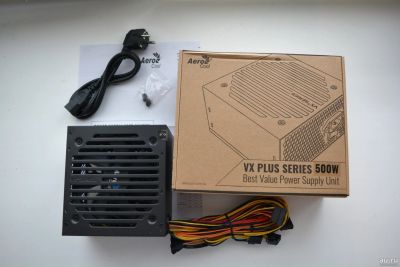 Лот: 15028919. Фото: 1. Блок питания Aerocool VX PLUS... Корпуса, блоки питания