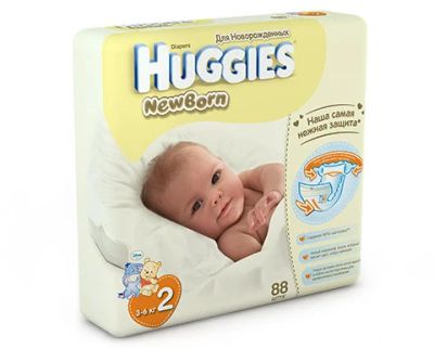 Лот: 4202779. Фото: 1. Подгузники Huggies® Newborn: 3-6... Детская гигиена