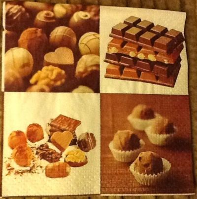 Лот: 8570800. Фото: 1. Салфетка для декупажа Шоколад... Декупаж