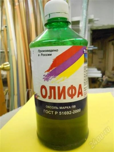 Лот: 2485997. Фото: 1. Олифа ТЕКС 0,5л(0,4кг). Краски, лаки, растворитель