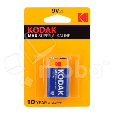 Лот: 19604448. Фото: 1. Батарейка Крона 6LR61 Kodak XTRALIFE... Батарейки, аккумуляторы, элементы питания