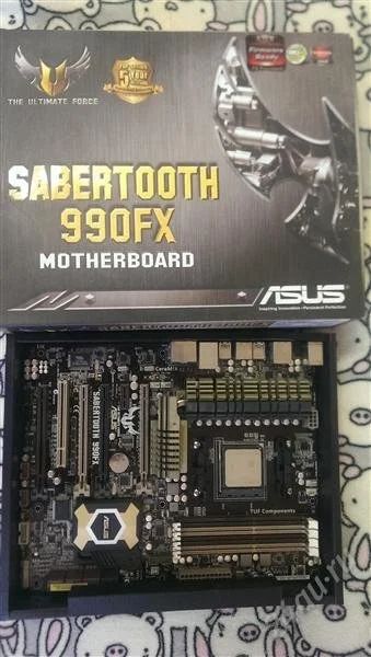 Лот: 2903667. Фото: 1. CPU AMD FX-8320 + Asus SABERTOOTH... Материнские платы