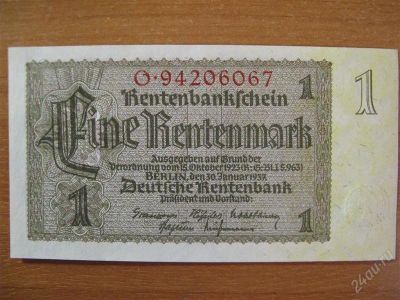 Лот: 2512670. Фото: 1. Германия 1 рентмарка 1937 года... Германия и Австрия