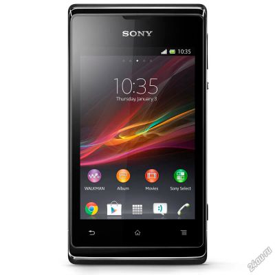 Лот: 4740656. Фото: 1. Sony Xperia E black(Гарантия 1... Смартфоны