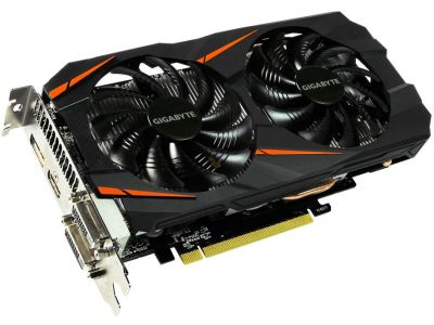 Лот: 9877650. Фото: 1. Gigabyte GeForce GTX 1060 Windforce... Видеокарты
