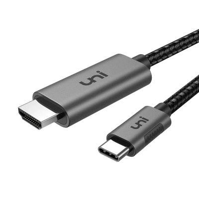 Лот: 24672465. Фото: 1. Кабель uni USB-C to HDMI Cable... Шлейфы, кабели, переходники
