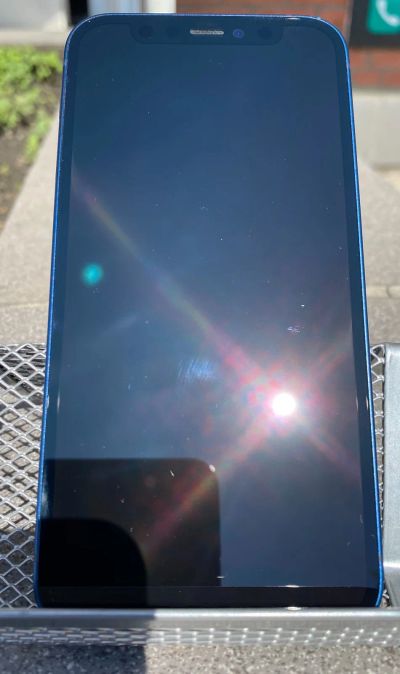 Лот: 17866565. Фото: 1. iPhone 12 mini 128gb blue. Смартфоны