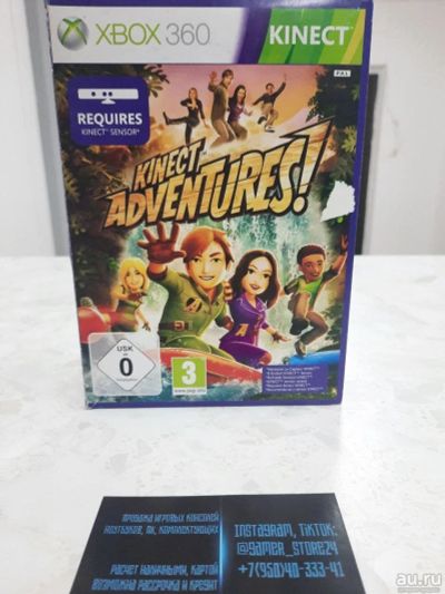 Лот: 16284199. Фото: 1. Kinect Adventures!. Лицензионный... Игры для консолей