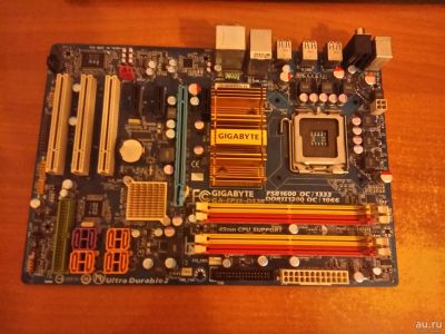 Лот: 14770610. Фото: 1. Gigabyte GA-EP35-DS3R. Материнские платы