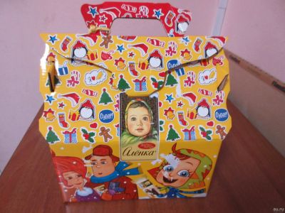 Лот: 18283329. Фото: 1. Коробка для детского подарка Аленка... Подарочная упаковка