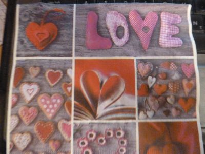 Лот: 6624588. Фото: 1. Салфетка для декупажа Love. Декупаж