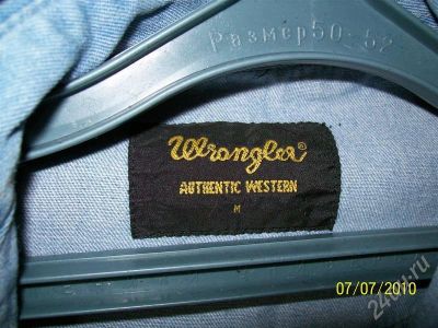 Лот: 445757. Фото: 1. джинсовая рубашка WRANGLER , на... Другое (дети растут)