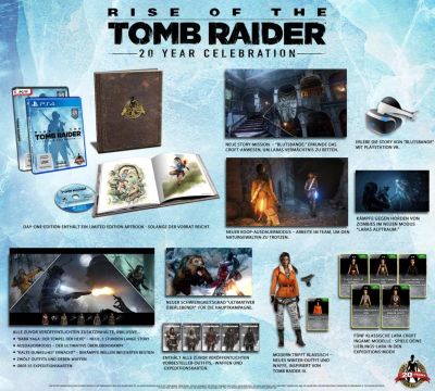 Лот: 11335555. Фото: 1. Rise of the Tomb Raider: 20 Year... Игры для консолей