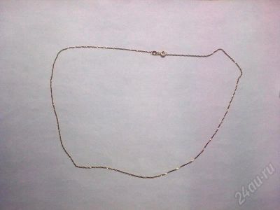 Лот: 182684. Фото: 1. Цепочка золотая 1.33 гр. Цепочки