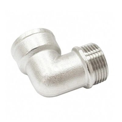 Лот: 24094890. Фото: 1. Уголок 3/4"x1", ш-г, никель, STI. Фитинги, подводка