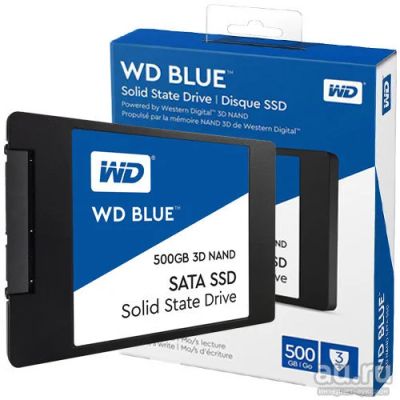 Лот: 13353634. Фото: 1. Накопитель SSD WD Blue WDS500G2B0A... SSD-накопители