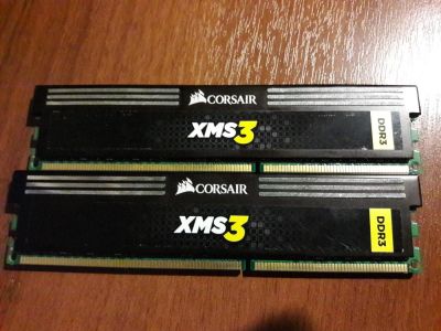 Лот: 9660463. Фото: 1. Corsair CMX8GX3M2A1333C9, 8GB... Оперативная память