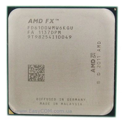 Лот: 9924297. Фото: 1. AMD FX-6100 Socket AM3+, 6*3.3Ghz... Процессоры