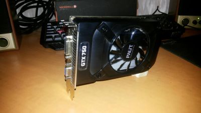 Лот: 6764543. Фото: 1. Видеокарта Palit GeForce GTX 750... Видеокарты