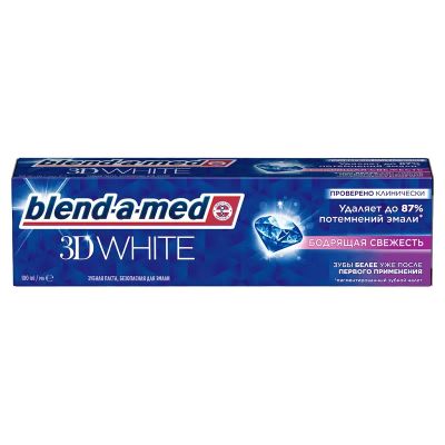 Лот: 23733649. Фото: 1. Blend-a-med 3D White Зубная паста... Лекарства