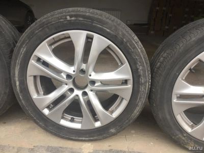 Лот: 9445824. Фото: 1. Диски R17 + шины Bridgestone 245... Шины на дисках