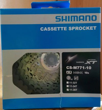 Лот: 7327417. Фото: 1. Кассета Shimano XT CS-M771-10... Запчасти