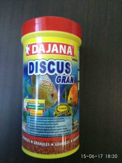 Лот: 9846087. Фото: 1. Корм для рыб Dajana Discus gran... Корма