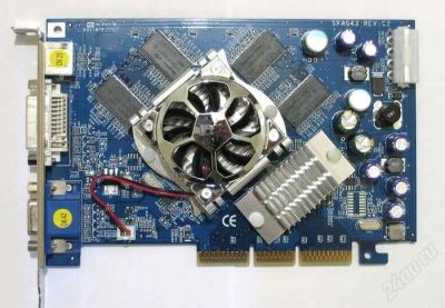 Лот: 101805. Фото: 1. Sparkle GeForce 6600 AGP. Видеокарты