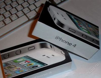 Лот: 1674189. Фото: 1. IPhone 4 8Gb (бeлый/черный). Кнопочные мобильные телефоны
