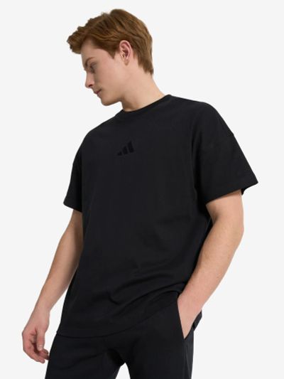 Лот: 24970414. Фото: 1. Футболка мужская adidas, Черный. Другое (спортивная одежда)