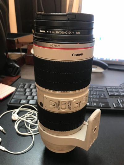 Лот: 10687445. Фото: 1. Canon EF 70-200 2.8L IS вторая... Объективы