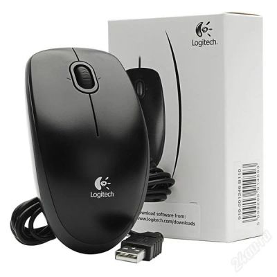 Лот: 1795287. Фото: 1. мышь logitech optical b110 usb... Клавиатуры и мыши