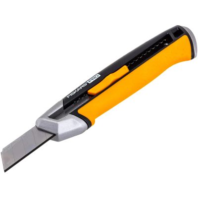 Лот: 24586554. Фото: 1. Нож строительный Fiskars CarbonMax... Ручной инструмент