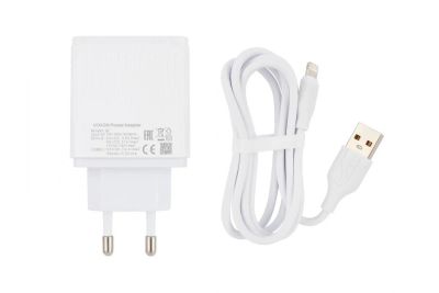 Лот: 16644142. Фото: 1. Зарядное сетевое (1 USB-A, 5V... Зарядные устройства, блоки питания, адаптеры сетевые для смартфонов