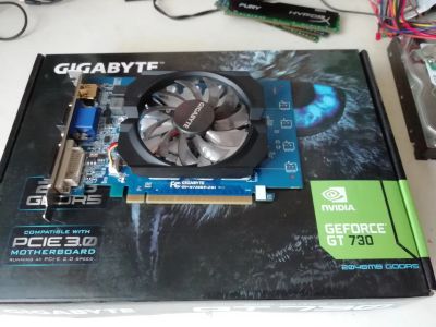 Лот: 15662946. Фото: 1. Видеокарта Gigabyte Geforce GT... Видеокарты