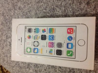 Лот: 4867889. Фото: 1. Коробка от iPhone 5s 32gb gold. Коробки, инструкции