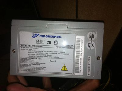 Лот: 4125392. Фото: 1. Блок питания 350w Peak - 400w. Корпуса, блоки питания