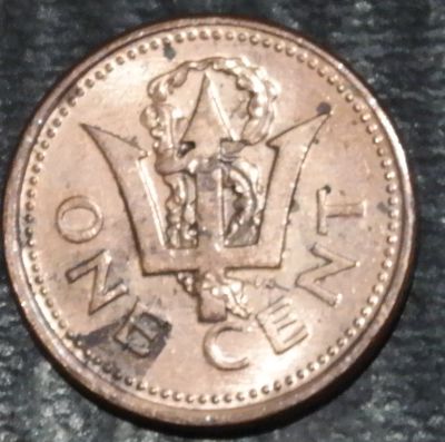 Лот: 18086430. Фото: 1. Экзотика с рубля (56527) Барбадос. Остальные страны